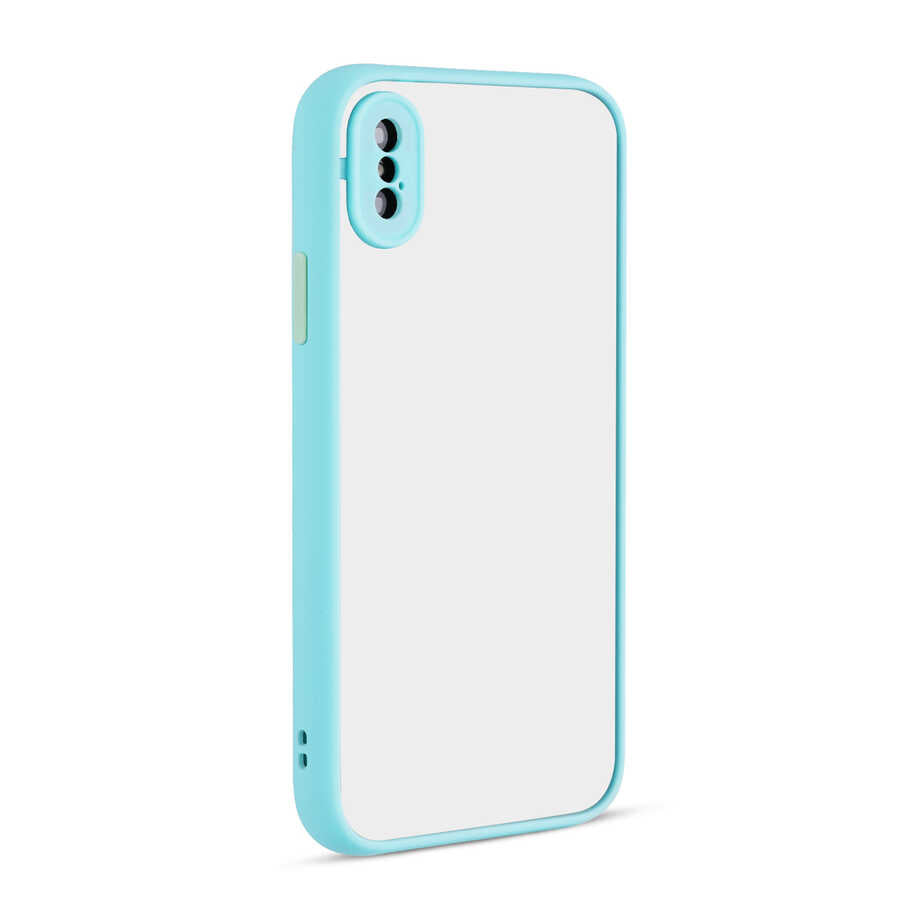 Apple iPhone X Uyumlu Kılıf Zore Hux Kapak