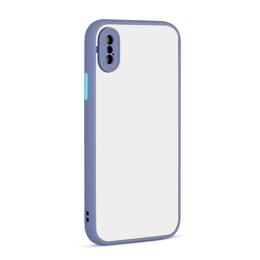 Apple iPhone X Uyumlu Kılıf Zore Hux Kapak