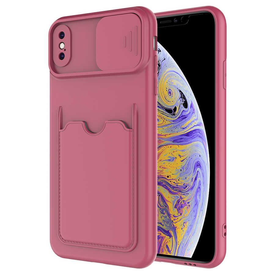 Apple iPhone X Uyumlu Kılıf Zore Kartix Kapak