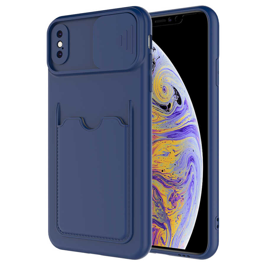 Apple iPhone X Uyumlu Kılıf Zore Kartix Kapak