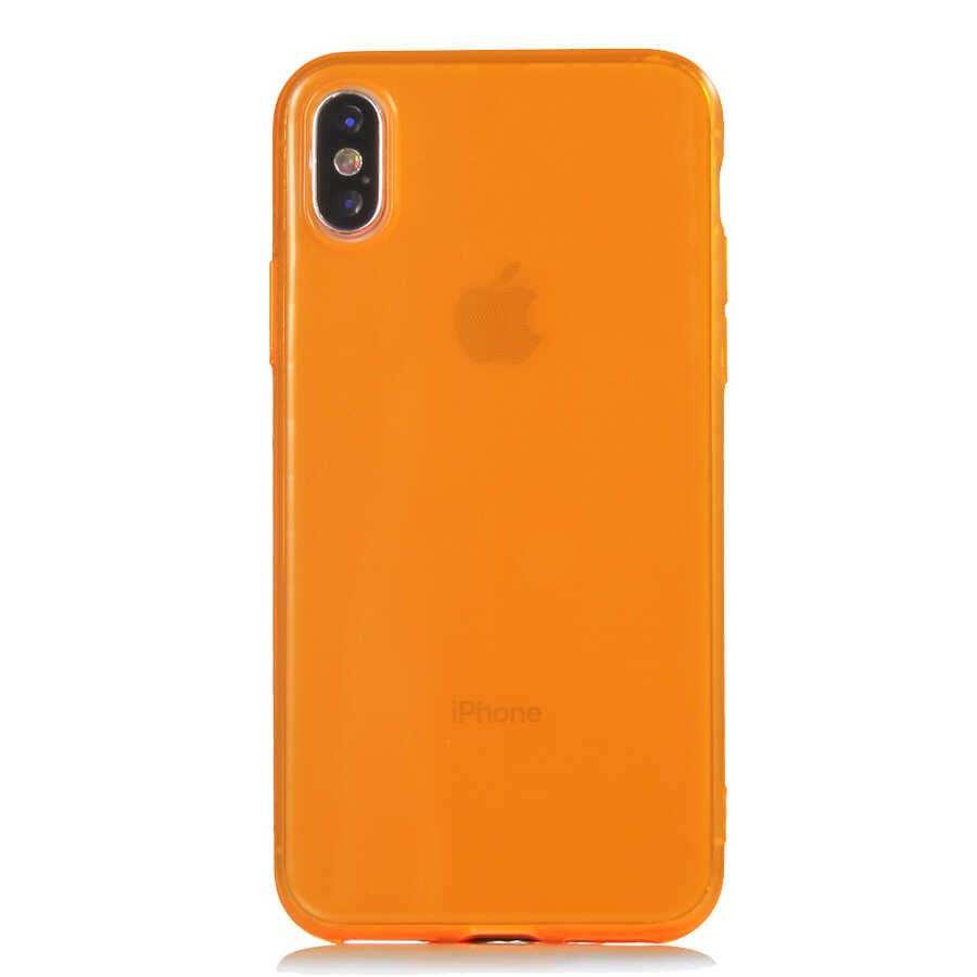Apple iPhone X Uyumlu Kılıf Zore Mun Silikon