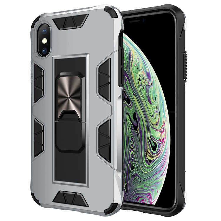 Apple iPhone X Uyumlu Kılıf Zore Volve Kapak