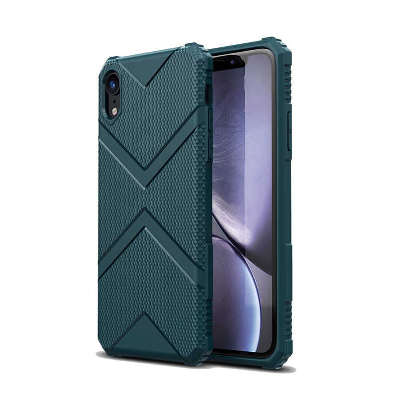 Apple iPhone XR 6.1 Uyumlu Kılıf Zore Hank Silikon