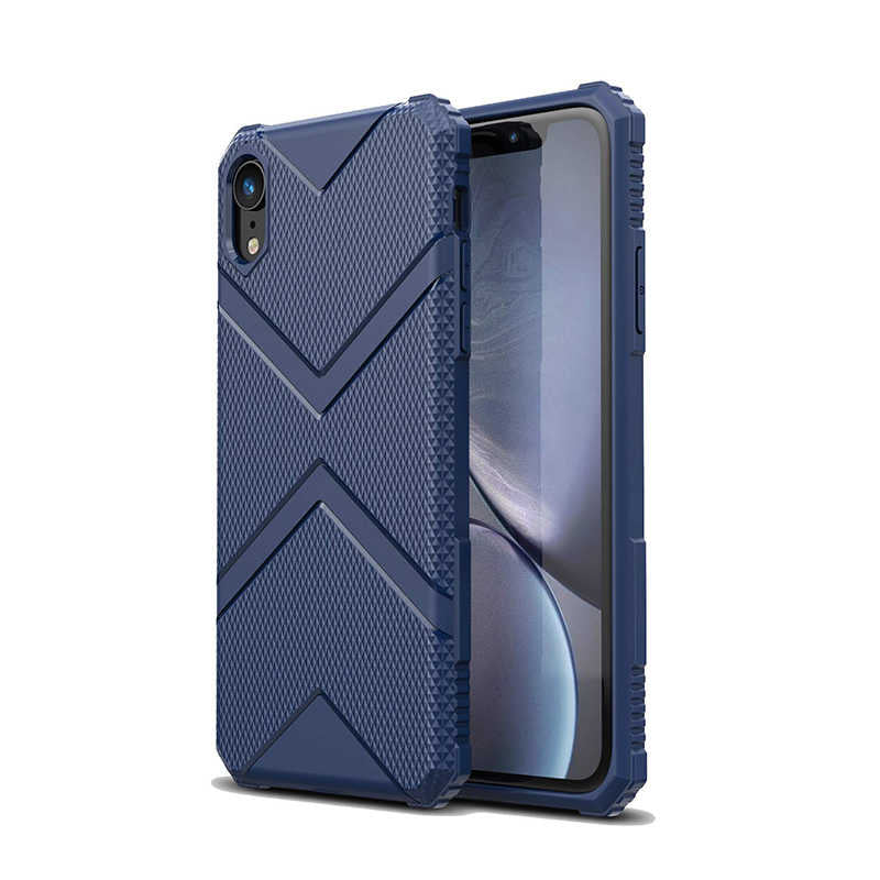 Apple iPhone XR 6.1 Uyumlu Kılıf Zore Hank Silikon