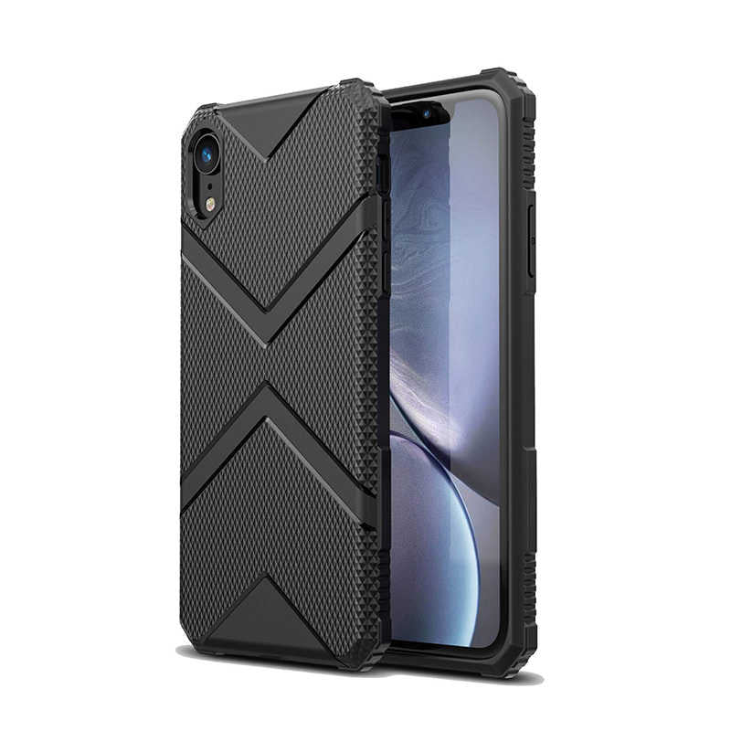 Apple iPhone XR 6.1 Uyumlu Kılıf Zore Hank Silikon