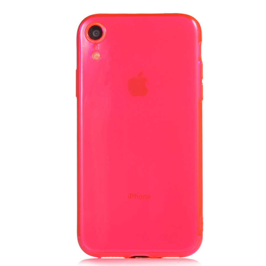 Apple iPhone XR 6.1 Uyumlu Kılıf Zore Mun Silikon