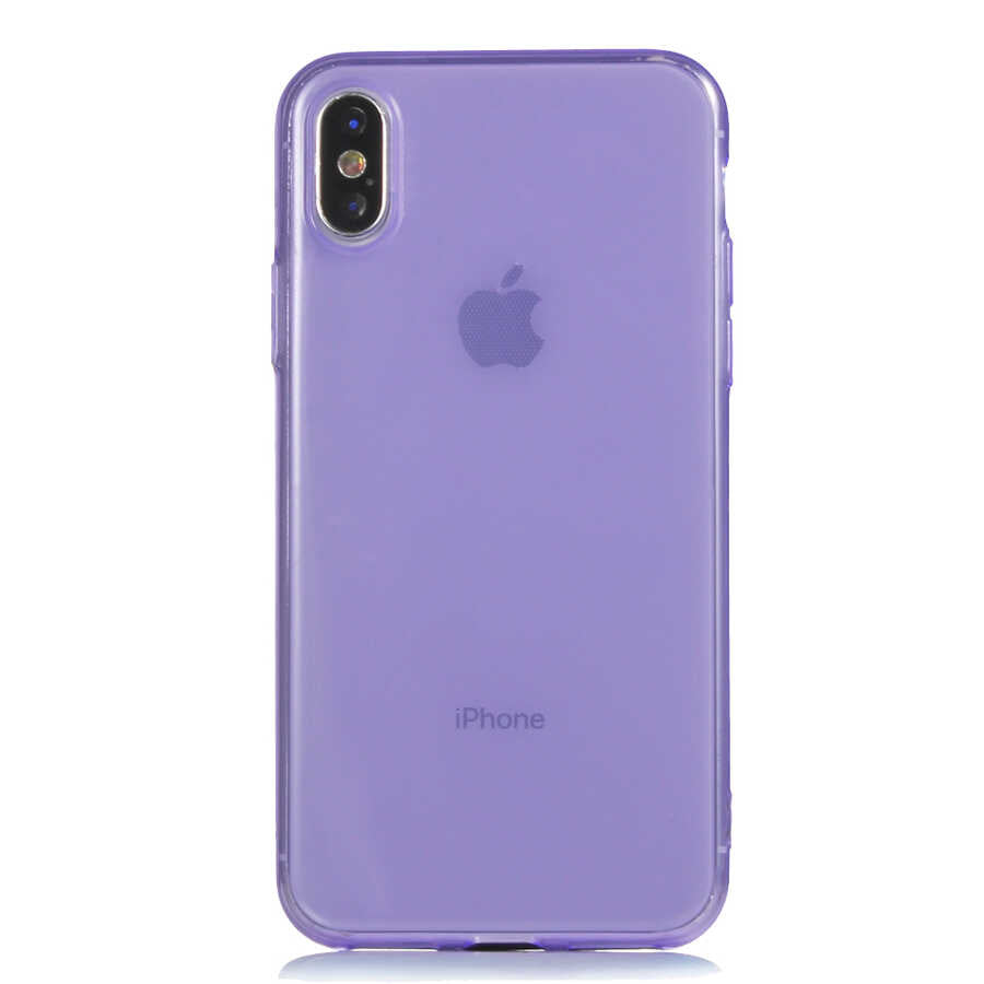 Apple iPhone XS 5.8 Uyumlu Kılıf Zore Mun Silikon