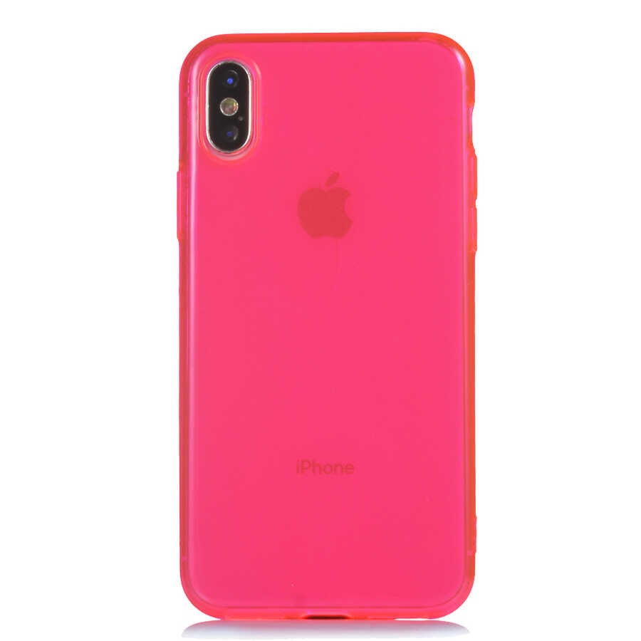 Apple iPhone XS 5.8 Uyumlu Kılıf Zore Mun Silikon