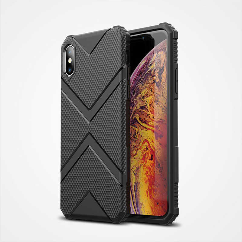Apple iPhone XS Max 6.5 Uyumlu Kılıf Zore Hank Silikon