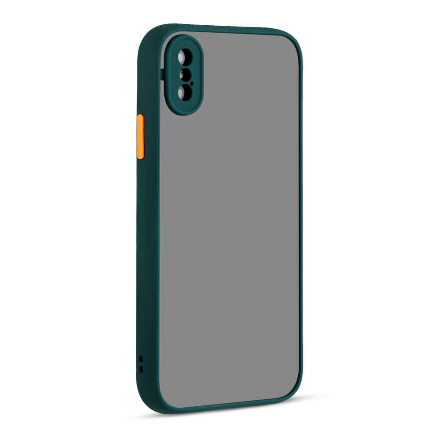 Apple iPhone XS Max 6.5 Uyumlu Kılıf Zore Hux Kapak