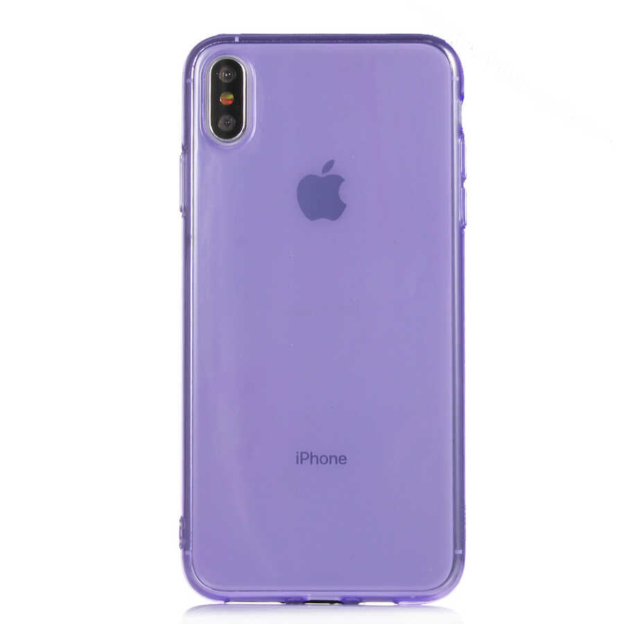 Apple iPhone XS Max 6.5 Uyumlu Kılıf Zore Mun Silikon