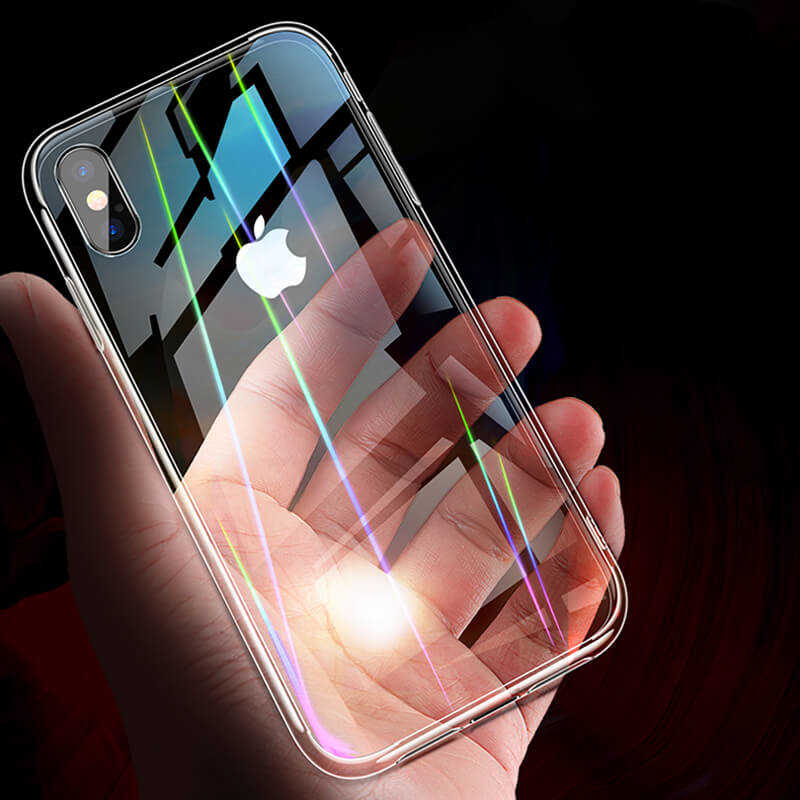 Apple iPhone XS Max 6.5 Uyumlu Kılıf Zore Rainbow Kapak