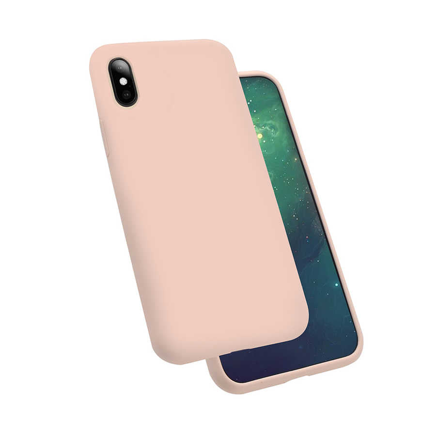 Apple iPhone XS Max 6.5 Uyumlu Kılıf Zore Silk Silikon
