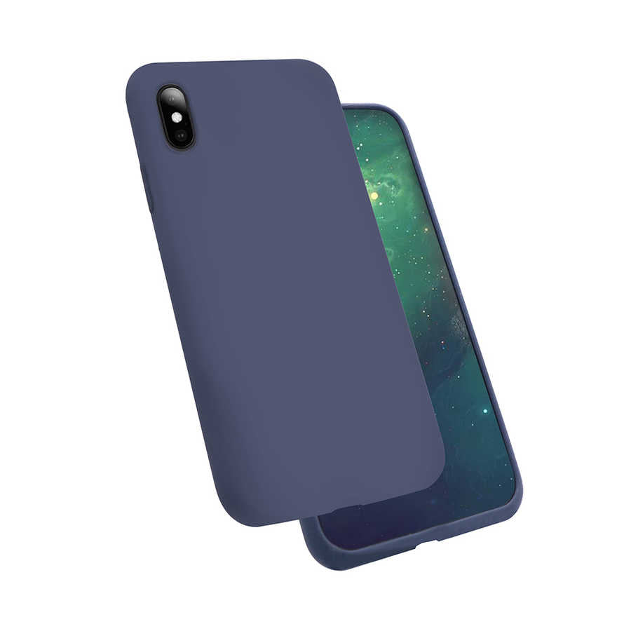 Apple iPhone XS Max 6.5 Uyumlu Kılıf Zore Silk Silikon