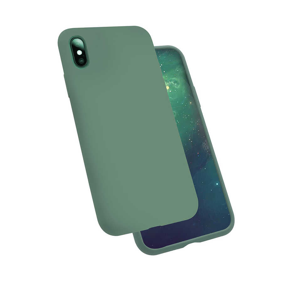 Apple iPhone XS Max 6.5 Uyumlu Kılıf Zore Silk Silikon