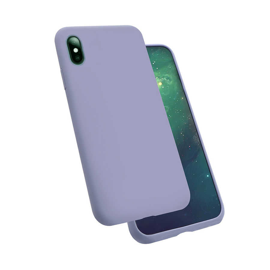Apple iPhone XS Max 6.5 Uyumlu Kılıf Zore Silk Silikon