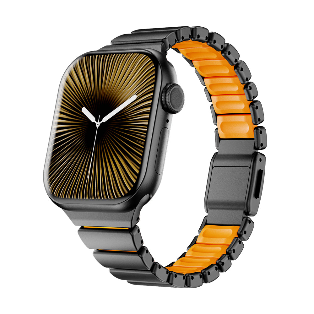 Apple Watch 38mm Zore KRD-149 Metal Silikon Kordon