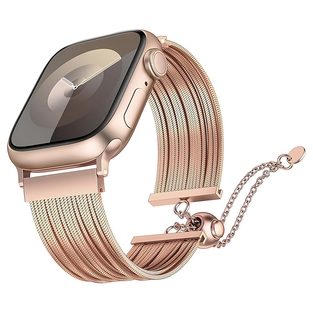 Apple Watch 40mm Zore KRD-137 Metal Hasır Kordon