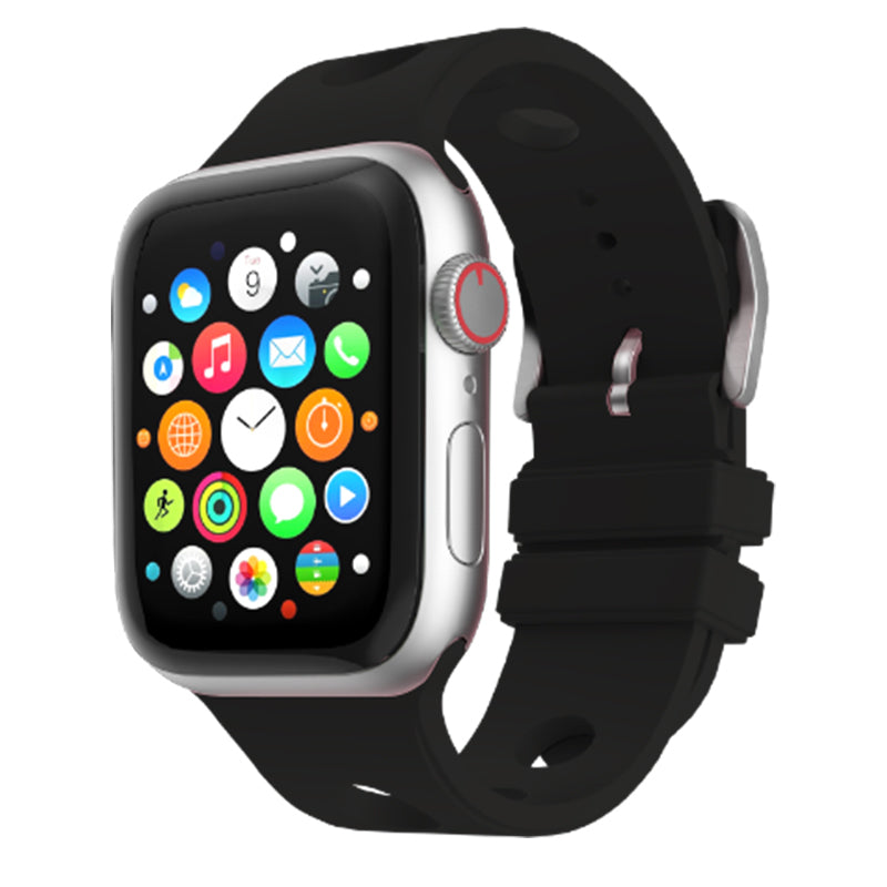 Apple Watch 42mm Delikli Tasarım Zore KRD-147 Silikon Kordon
