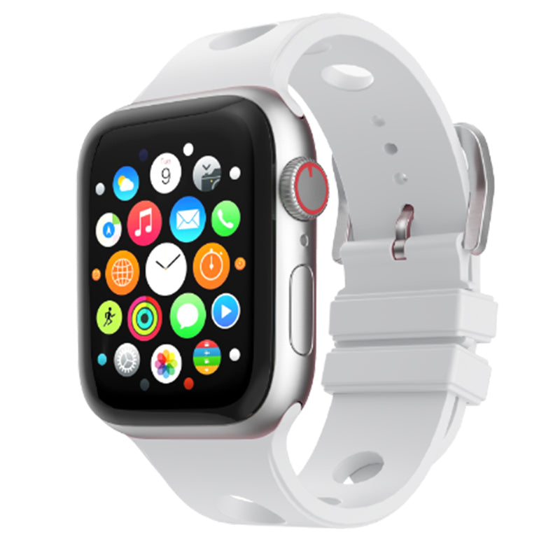 Apple Watch 42mm Delikli Tasarım Zore KRD-147 Silikon Kordon