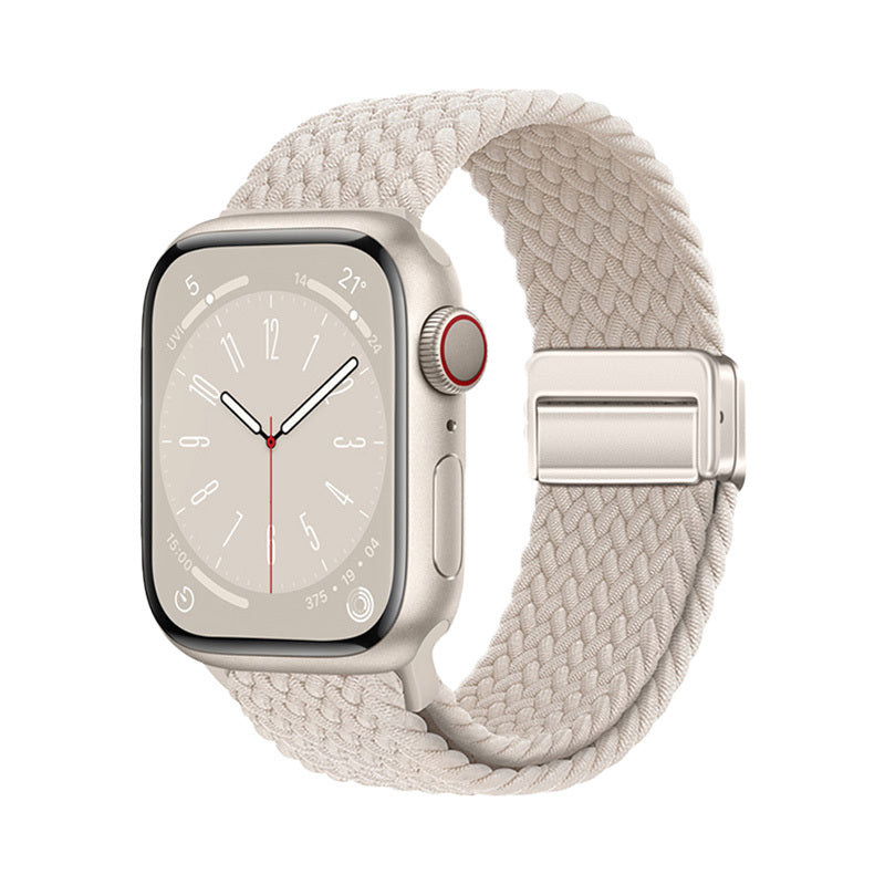 Apple Watch 42mm Zore KRD-134 Örgü Tasarımlı Hasır Kordon Strap Kayış