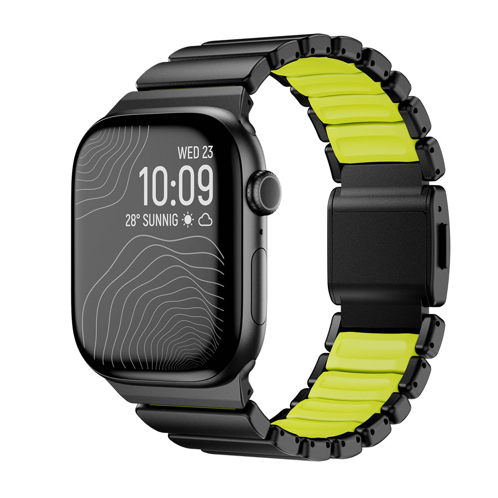 Apple Watch 44mm Zore KRD-152 Titanyum Silikon Kordon