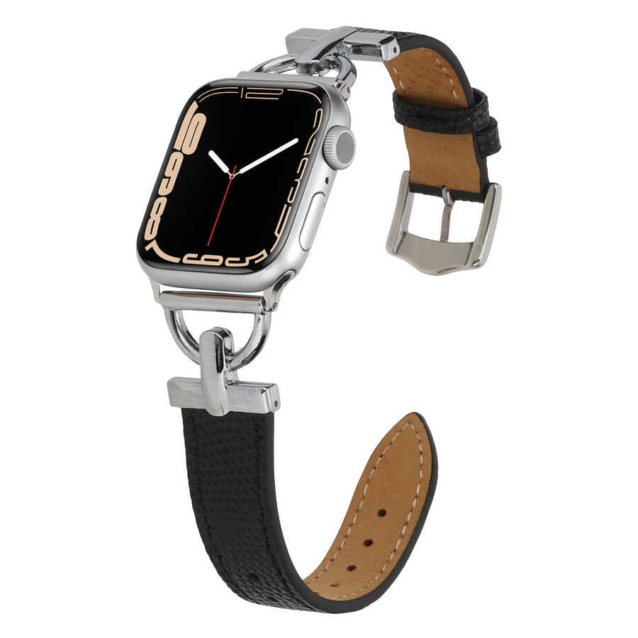 Apple Watch 7 45mm KRD-53 Deri Kordon