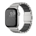 Apple Watch 7 45mm Zore KRD-149 Metal Silikon Kordon
