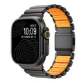 Apple Watch 7 45mm Zore KRD-152 Titanyum Silikon Kordon