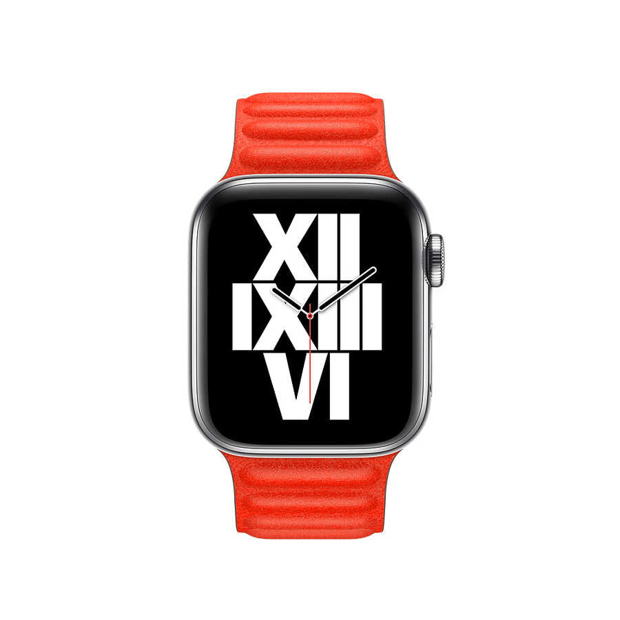 Apple Watch Ultra 49mm Kordon KRD-34 Deri Strap Kayış
