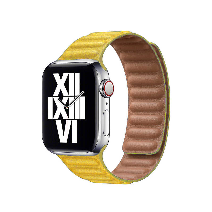 Apple Watch Ultra 49mm Kordon KRD-34 Deri Strap Kayış