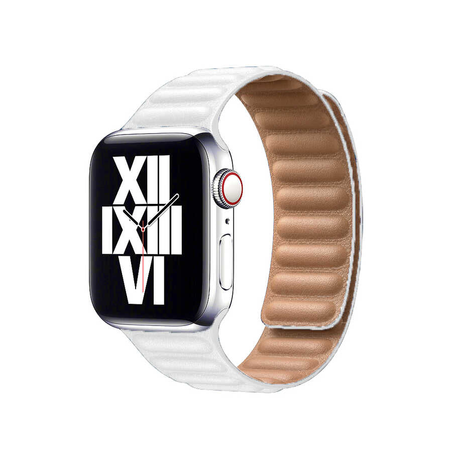 Apple Watch Ultra 49mm Kordon KRD-34 Deri Strap Kayış