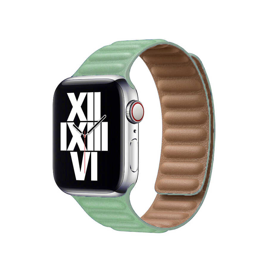 Apple Watch Ultra 49mm Kordon KRD-34 Deri Strap Kayış