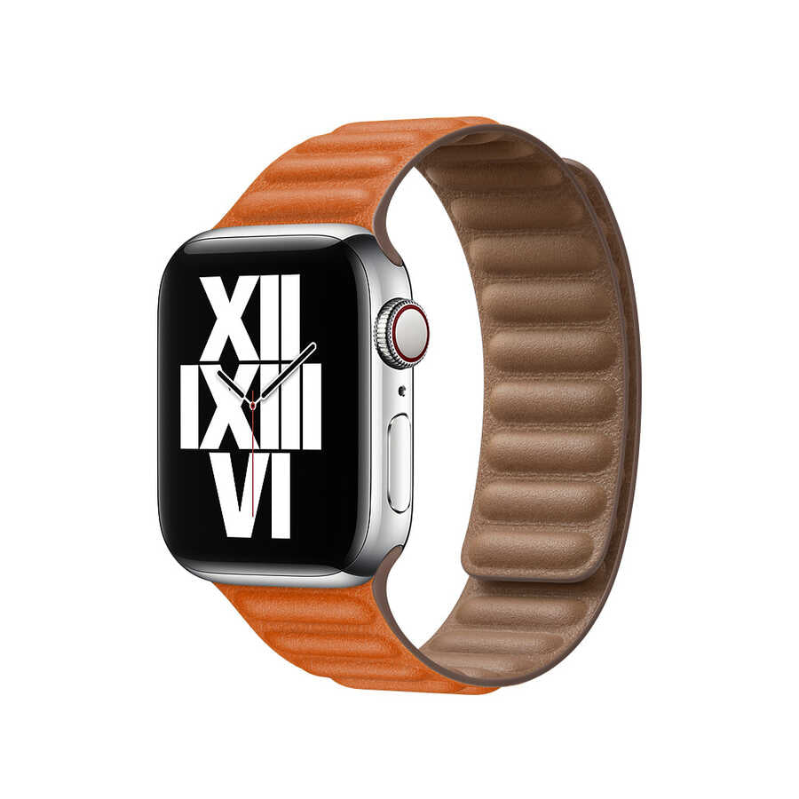 Apple Watch Ultra 49mm Kordon KRD-34 Deri Strap Kayış