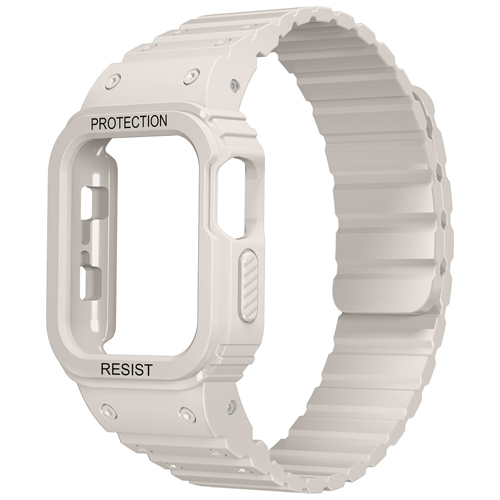 Apple Watch Ultra 49mm Zore KRD-142 Airbag Tasarımlı Kasa Koruyuculu Silikon Kordon