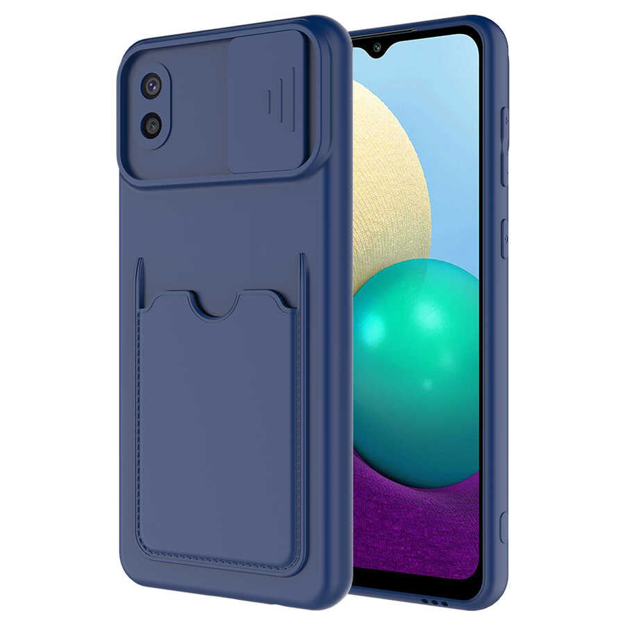 Galaxy A02 Uyumlu Kılıf Zore Kartix Kapak
