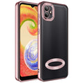 Galaxy A03 Uyumlu Kılıf Kamera Korumalı Logo Gösteren Zore Omega Kapak