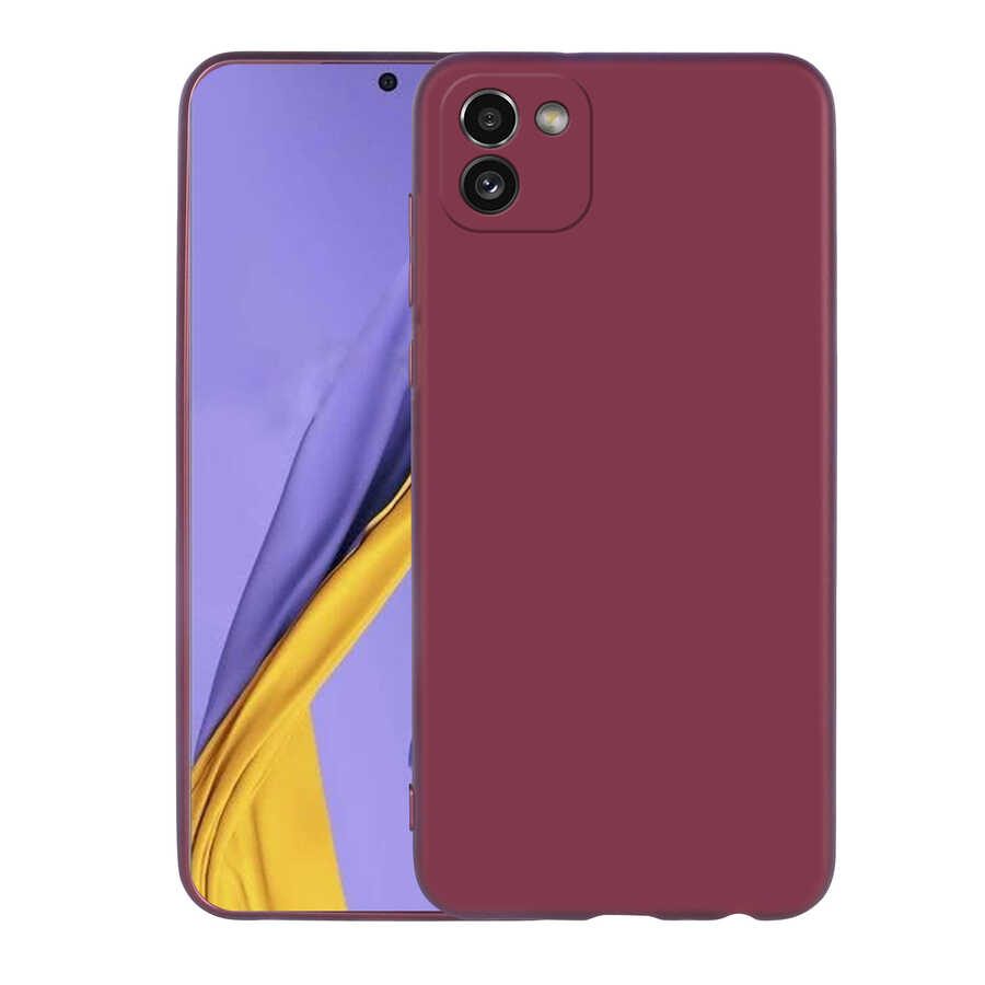 Galaxy A03 Uyumlu Kılıf Zore Premier Silikon Kapak