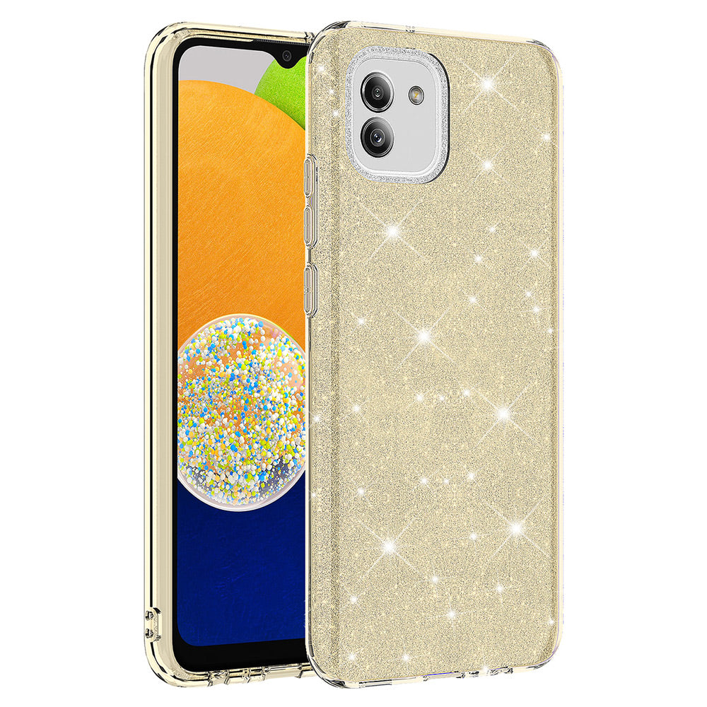 Galaxy A03 Uyumlu Kılıf Zore Shining Silikon