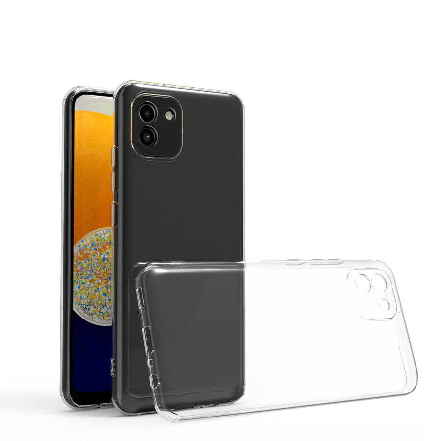 Galaxy A03 Uyumlu Kılıf Zore Süper Silikon Kapak
