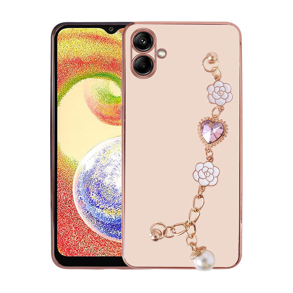 Galaxy A04 Uyumlu Kılıf El Tutamaçlı Kamera Korumalı Zore Taka Silikon Kapak