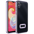 Galaxy A05 Uyumlu Kılıf Kamera Korumalı Logo Gösteren Zore Omega Kapak