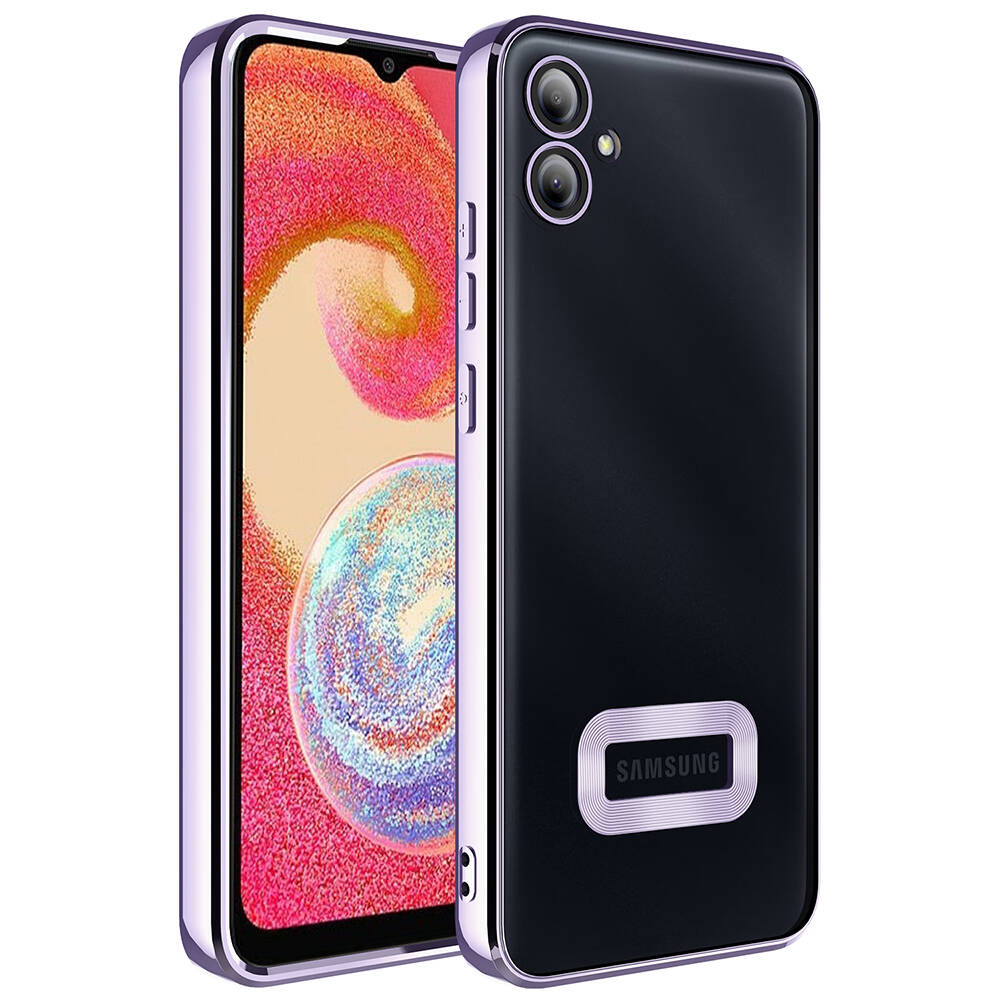 Galaxy A05 Uyumlu Kılıf Kamera Korumalı Logo Gösteren Zore Omega Kapak