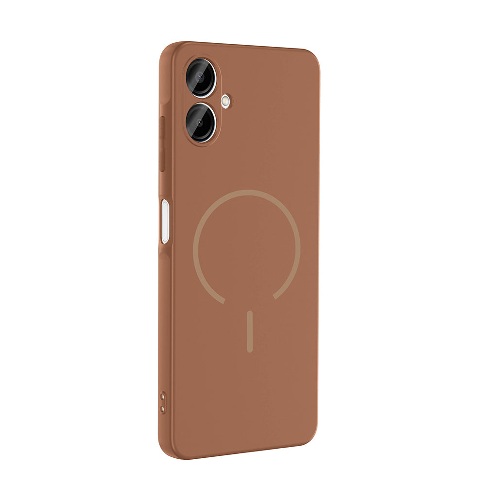 Galaxy A06 Uyumlu Kılıf M-safe Şarj Özellikli Zore Meta Kapak