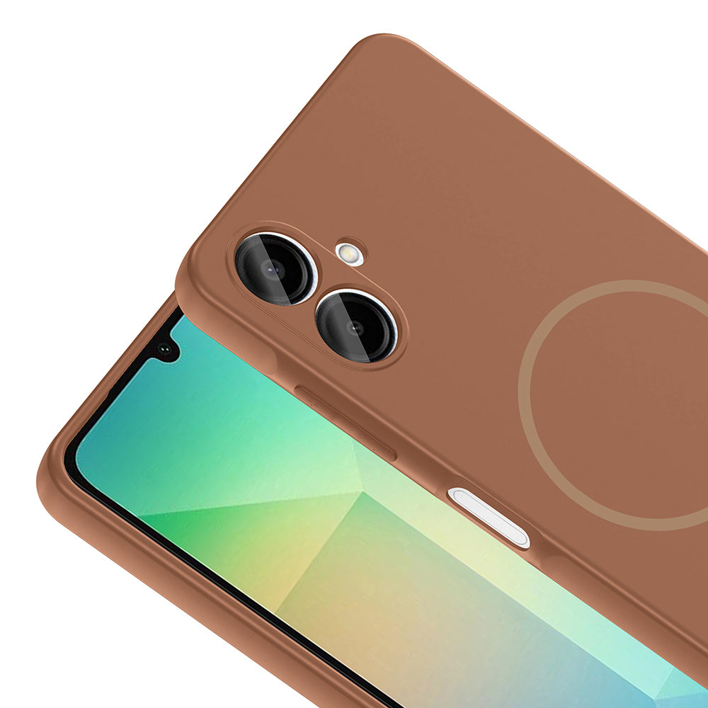 Galaxy A06 Uyumlu Kılıf M-safe Şarj Özellikli Zore Meta Kapak