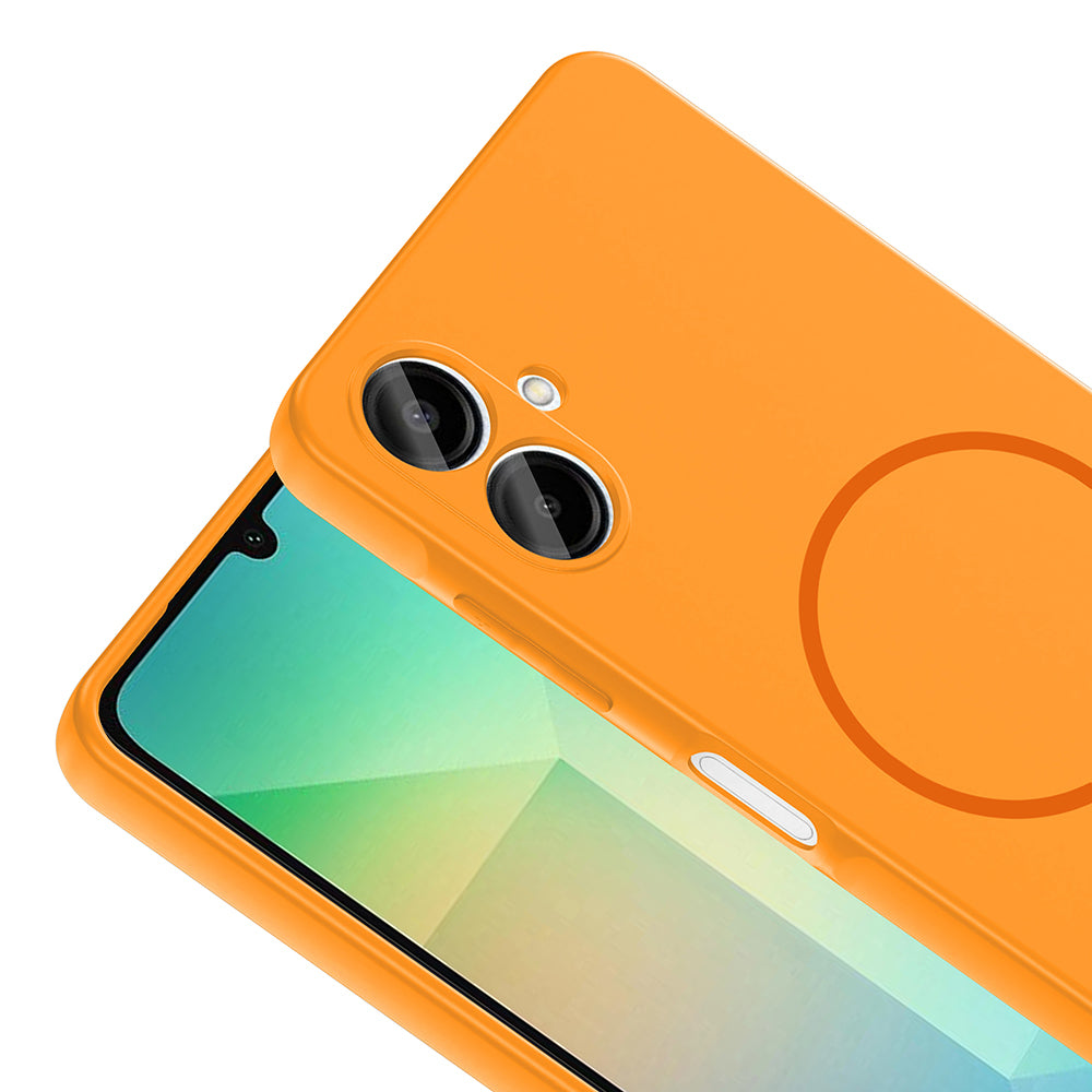 Galaxy A06 Uyumlu Kılıf M-safe Şarj Özellikli Zore Meta Kapak