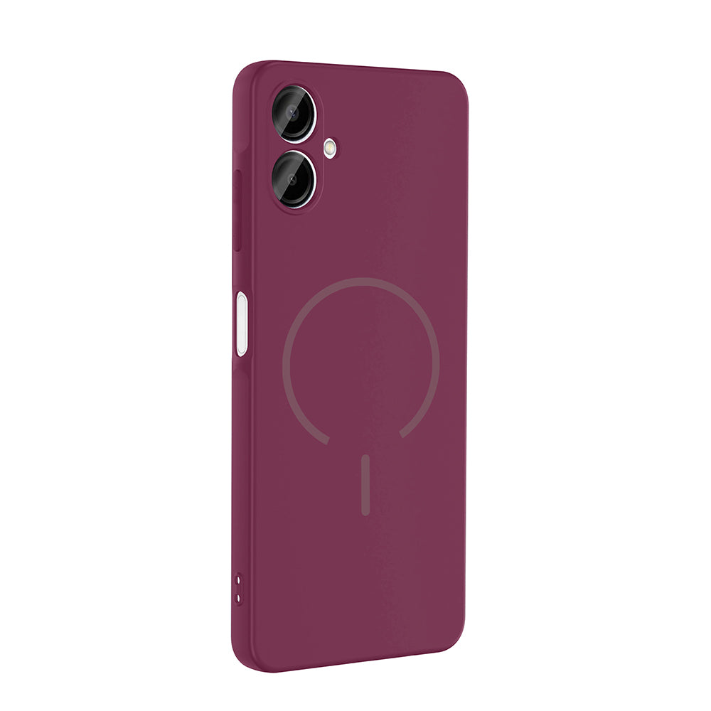 Galaxy A06 Uyumlu Kılıf M-safe Şarj Özellikli Zore Meta Kapak