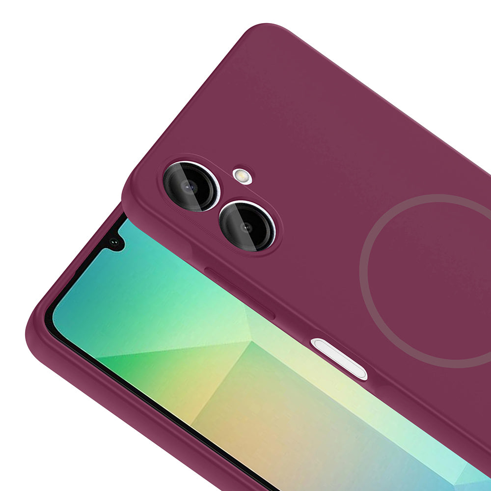 Galaxy A06 Uyumlu Kılıf M-safe Şarj Özellikli Zore Meta Kapak