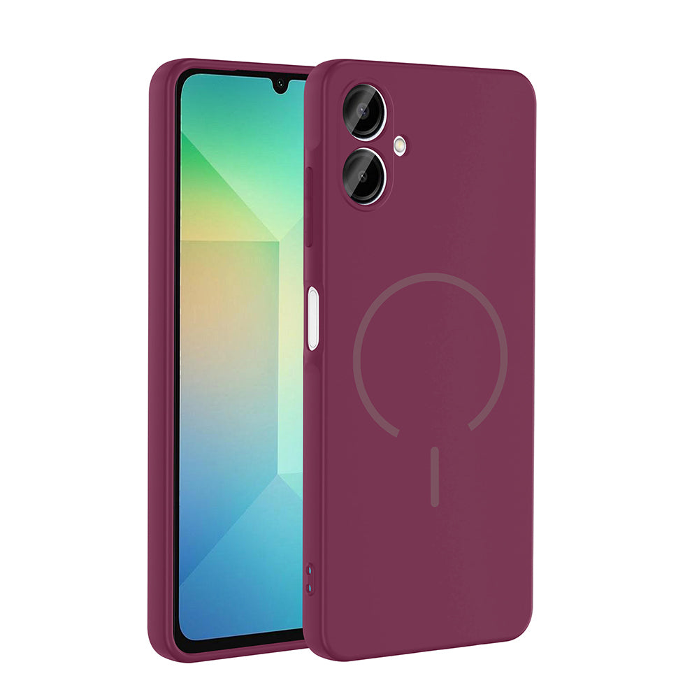Galaxy A06 Uyumlu Kılıf M-safe Şarj Özellikli Zore Meta Kapak