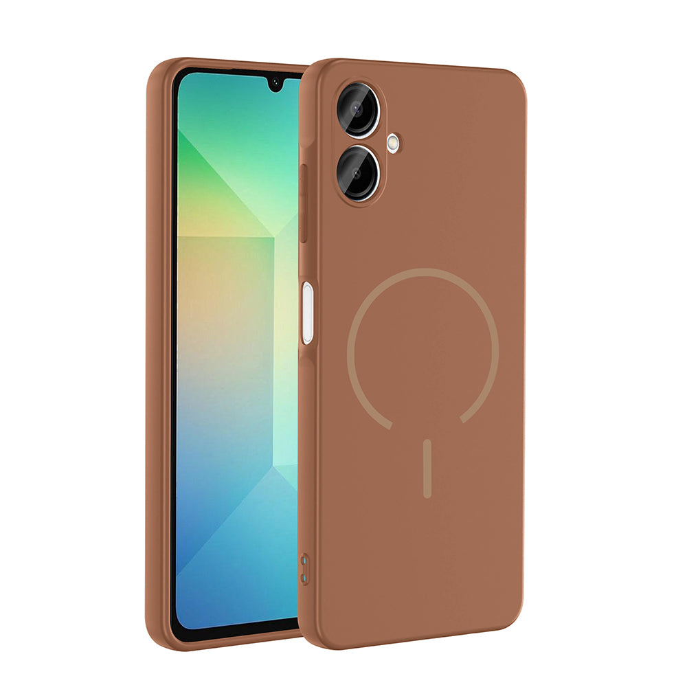 Galaxy A06 Uyumlu Kılıf M-safe Şarj Özellikli Zore Meta Kapak